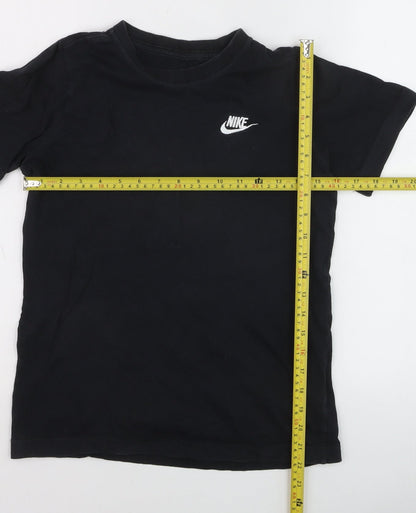 Nike Boys Black L The Nike Tee Short Sleeve Crew Neck T-Shirt