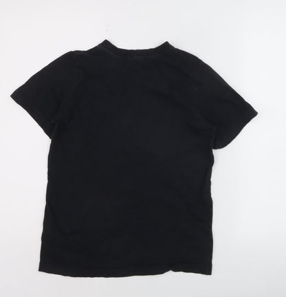 Nike Boys Black L The Nike Tee Short Sleeve Crew Neck T-Shirt