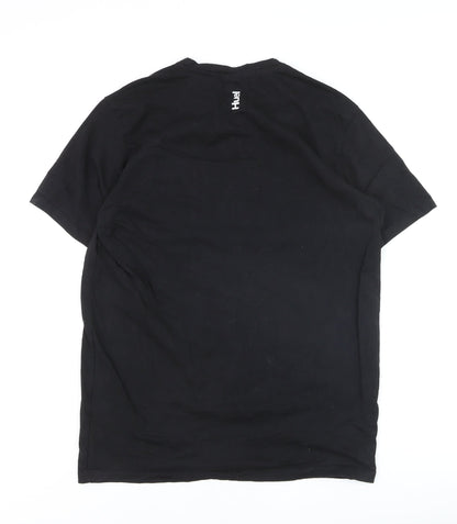 Huel Men's Black Crew Neck Cotton Blend Short Sleeve T-Shirt Size L
