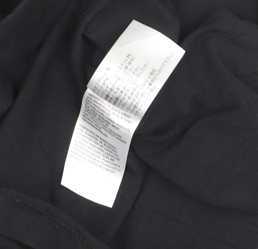 Huel Men's Black Crew Neck Cotton Blend Short Sleeve T-Shirt Size L