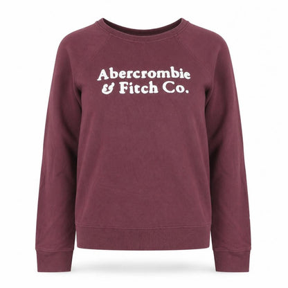 Abercrombie & Fitch Womens Purple Pullover Jumper Size S Crew Neck