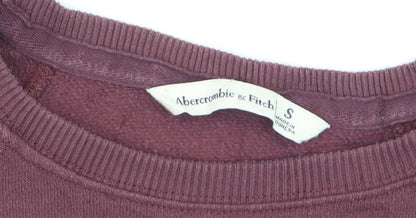 Abercrombie & Fitch Womens Purple Pullover Jumper Size S Crew Neck