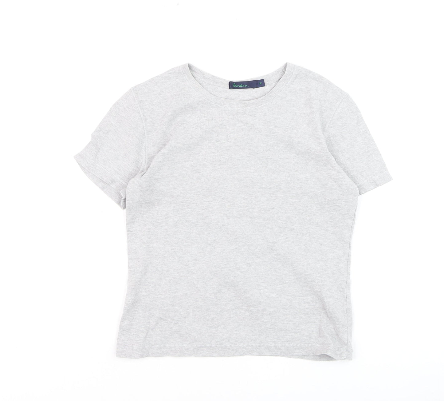 Boden Women’s Grey Cotton Short Sleeve Basic T-Shirt Size M