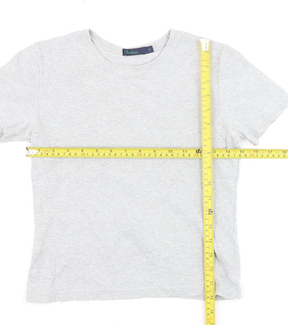 Boden Women’s Grey Cotton Short Sleeve Basic T-Shirt Size M