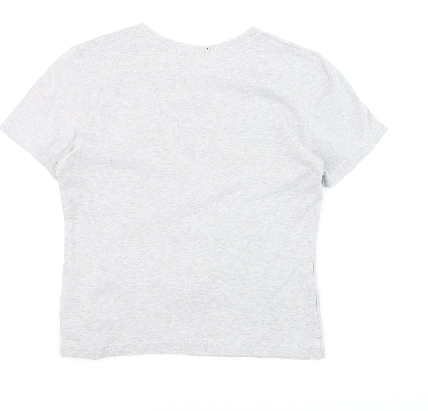 Boden Women’s Grey Cotton Short Sleeve Basic T-Shirt Size M