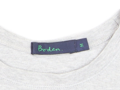 Boden Women’s Grey Cotton Short Sleeve Basic T-Shirt Size M