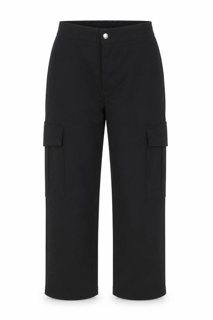 Zara Women Black M Workwear Stretch Suit Trousers