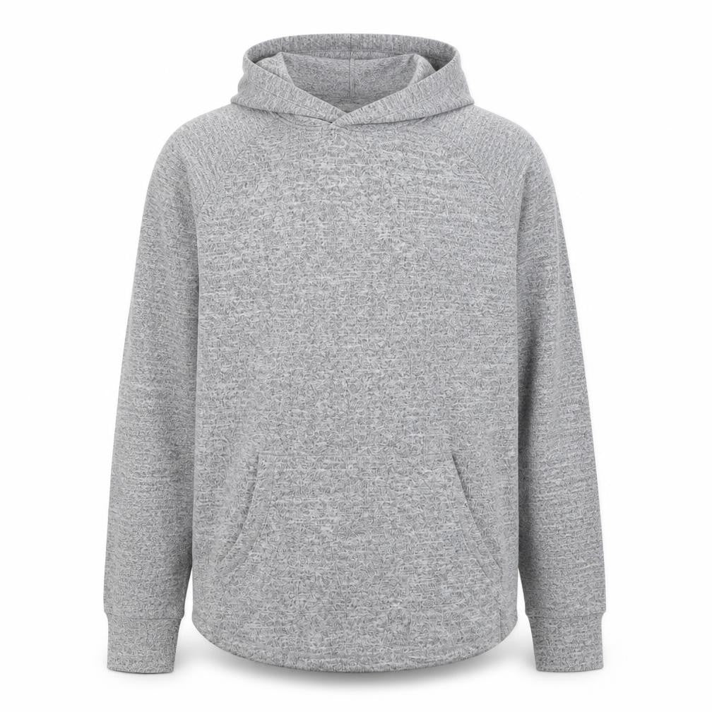 Dunnes Men’s Grey Knit Pullover Hoodie Size M