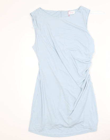 Savida Women's Blue Knee Length Sheath Dress Size 14
