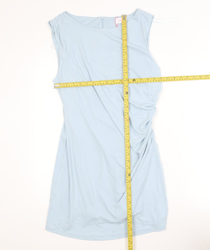 Savida Women's Blue Knee Length Sheath Dress Size 14