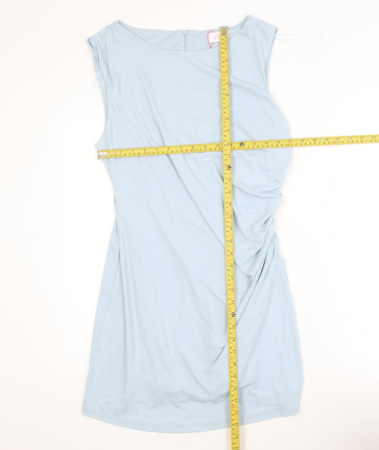 Savida Women's Blue Knee Length Sheath Dress Size 14