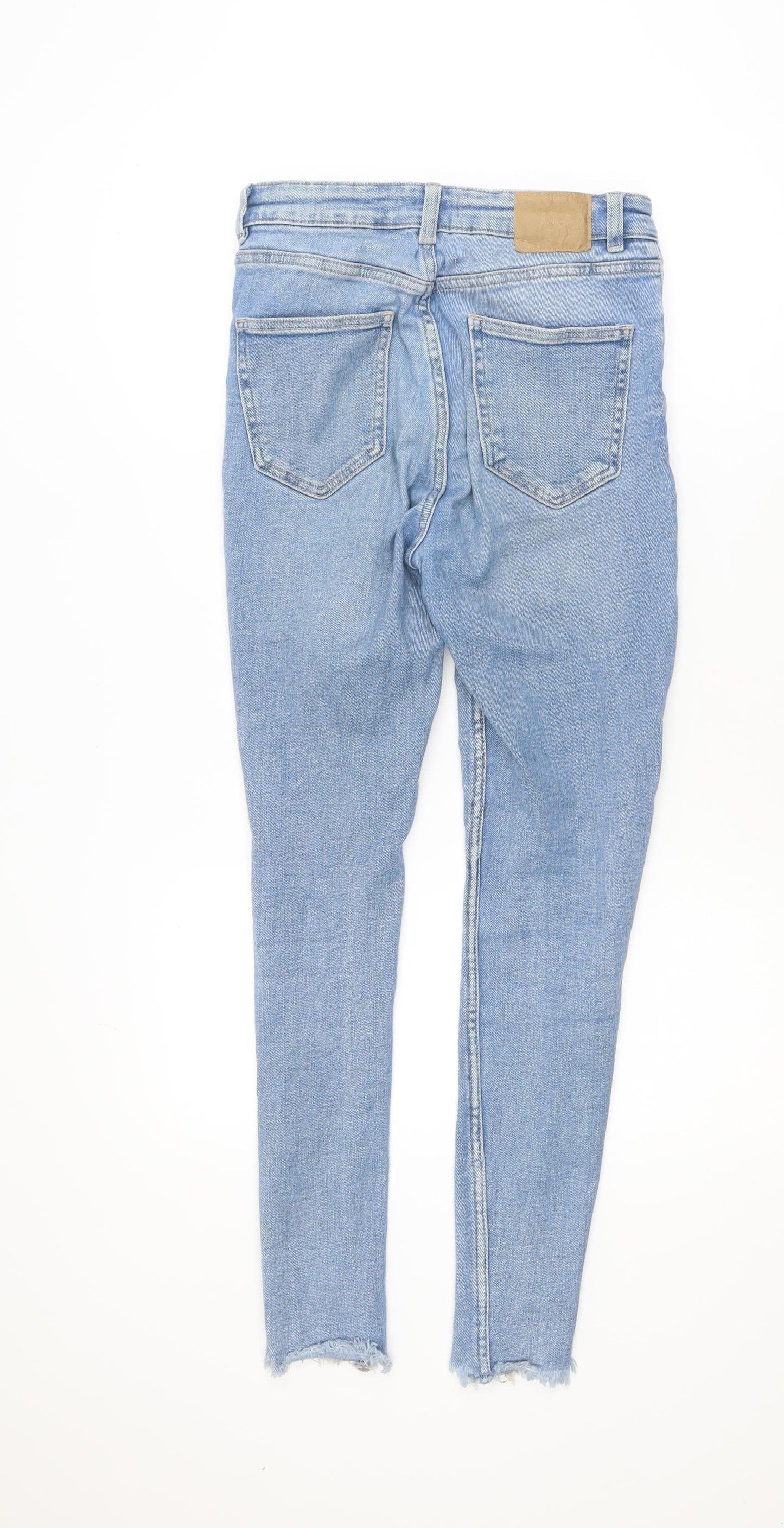 ZARA Women Blue High Rise Skinny Jeans Size 10