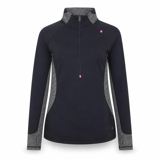 Dunnes Stores Women Black Size 12 1/4 Zip Performance Activewear Jacket