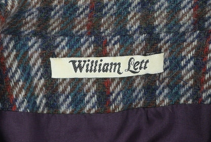 William Lett Women's Multicoloured Wool Double-Breasted Blazer Size 14