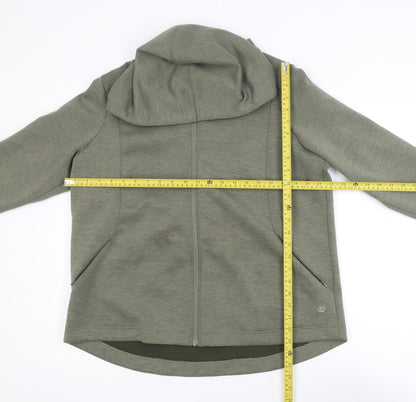 Dunnes Stores Women Green Size 16 Hooded Full Zip Activewear Jacket
