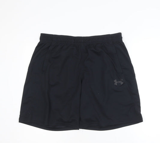 Under Armour Mens Black XL Athletic Sweat Shorts Quick Dry