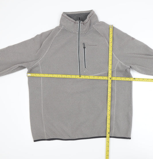 Craghoppers Men's Grey XL 1/2 Zip Windproof Lightweight Track Jacket