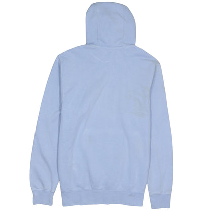 Nike Men Blue Pullover Hoodie L Logo Fleece Sportswear