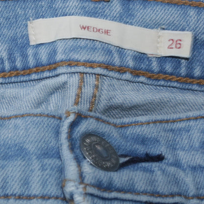 Levi's Women Blue 26 High Rise Wedgie Straight Denim Jeans