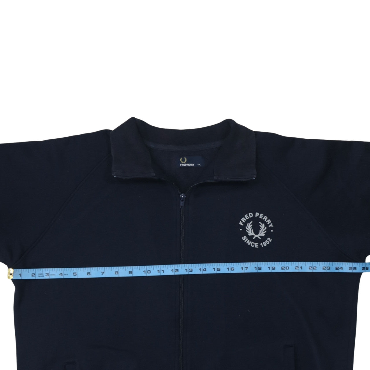 Fred Perry Men’s Blue Full Zip Fleece Sweatshirt 2XL