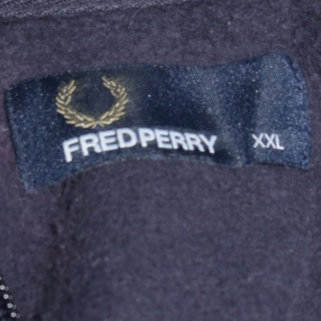 Fred Perry Men’s Blue Full Zip Fleece Sweatshirt 2XL