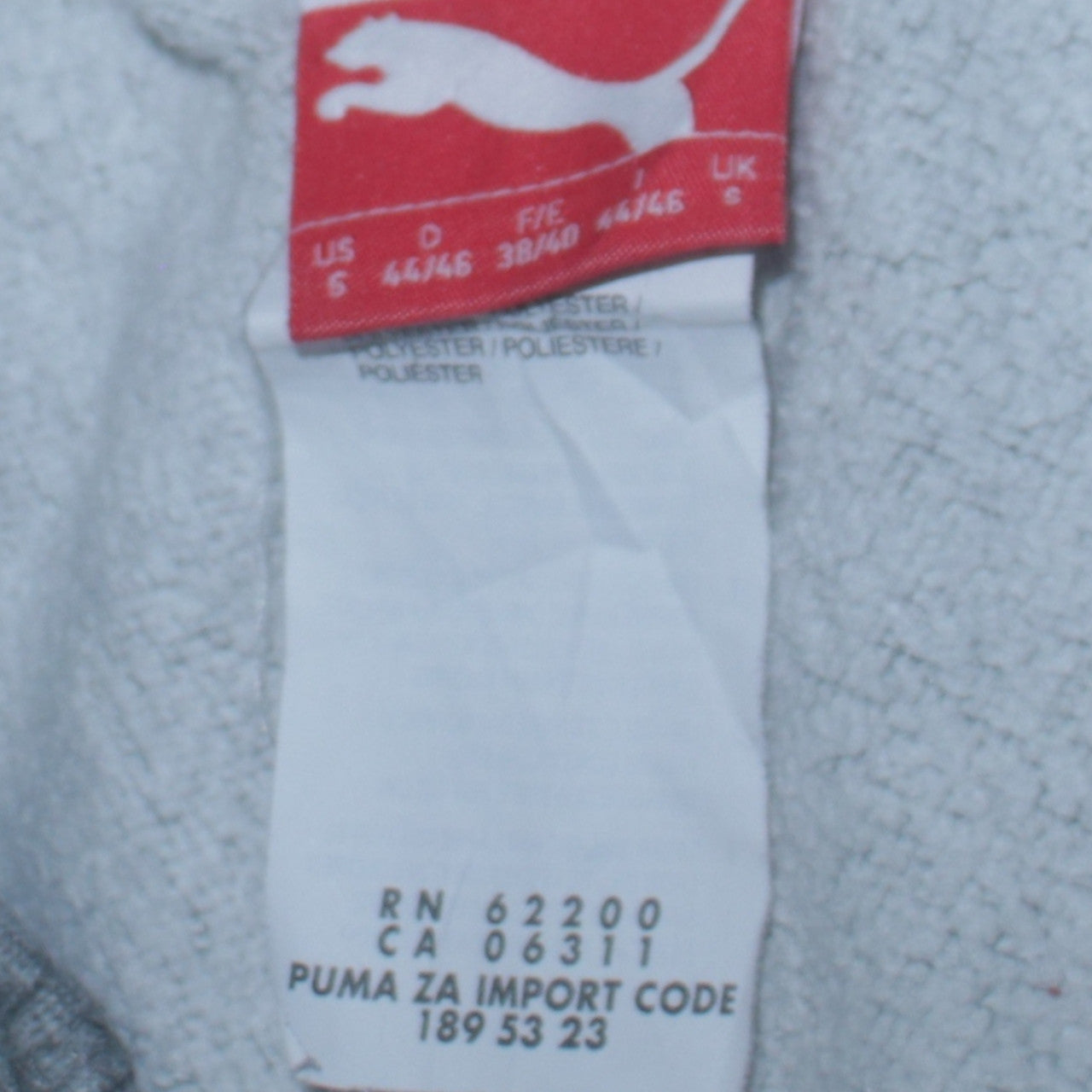 Puma Men’s Grey Sweatpants Size S Regular Fit Sports Joggers