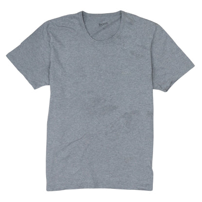 Hugo Boss Men's Grey Short Sleeve Crew Neck Cotton T-Shirt M
