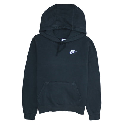 Nike Women's Black Pullover Hoodie Size S Cotton Blend Logo