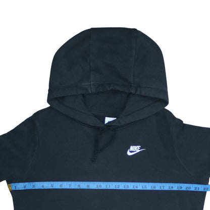 Nike Women's Black Pullover Hoodie Size S Cotton Blend Logo