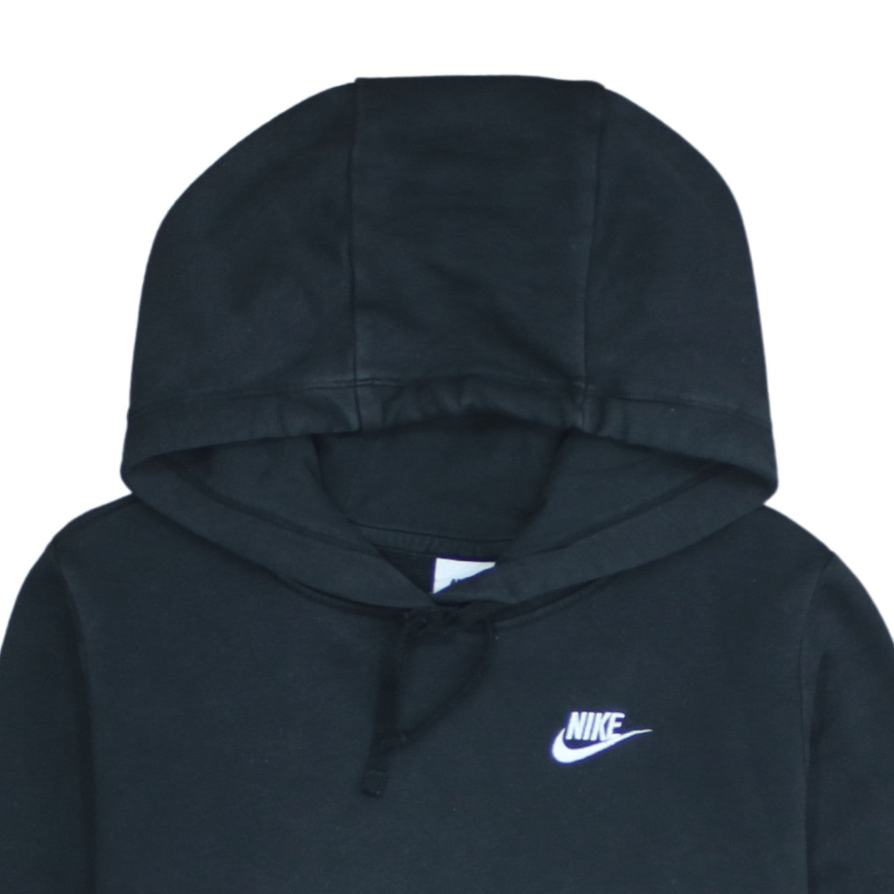 Nike Women's Black Pullover Hoodie Size S Cotton Blend Logo