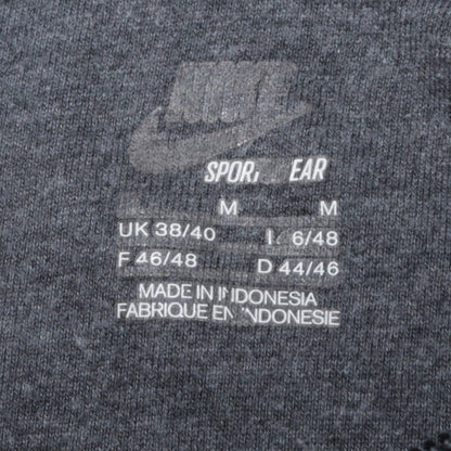 Nike Mens Grey Full Zip Hoodie Sweatshirt M Cotton Blend