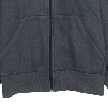 Nike Mens Grey Full Zip Hoodie Sweatshirt M Cotton Blend