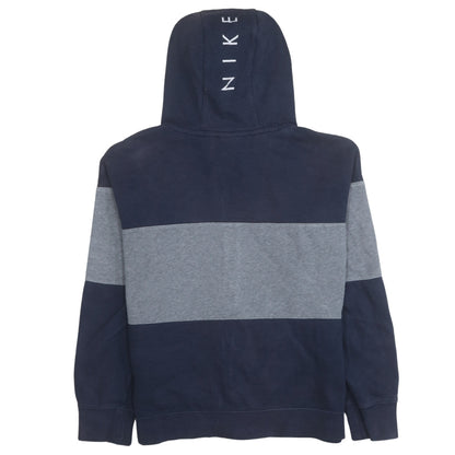 Nike Air Boys Navy Blue Full Zip Hoodie XL 13-15 Years Cotton Blend
