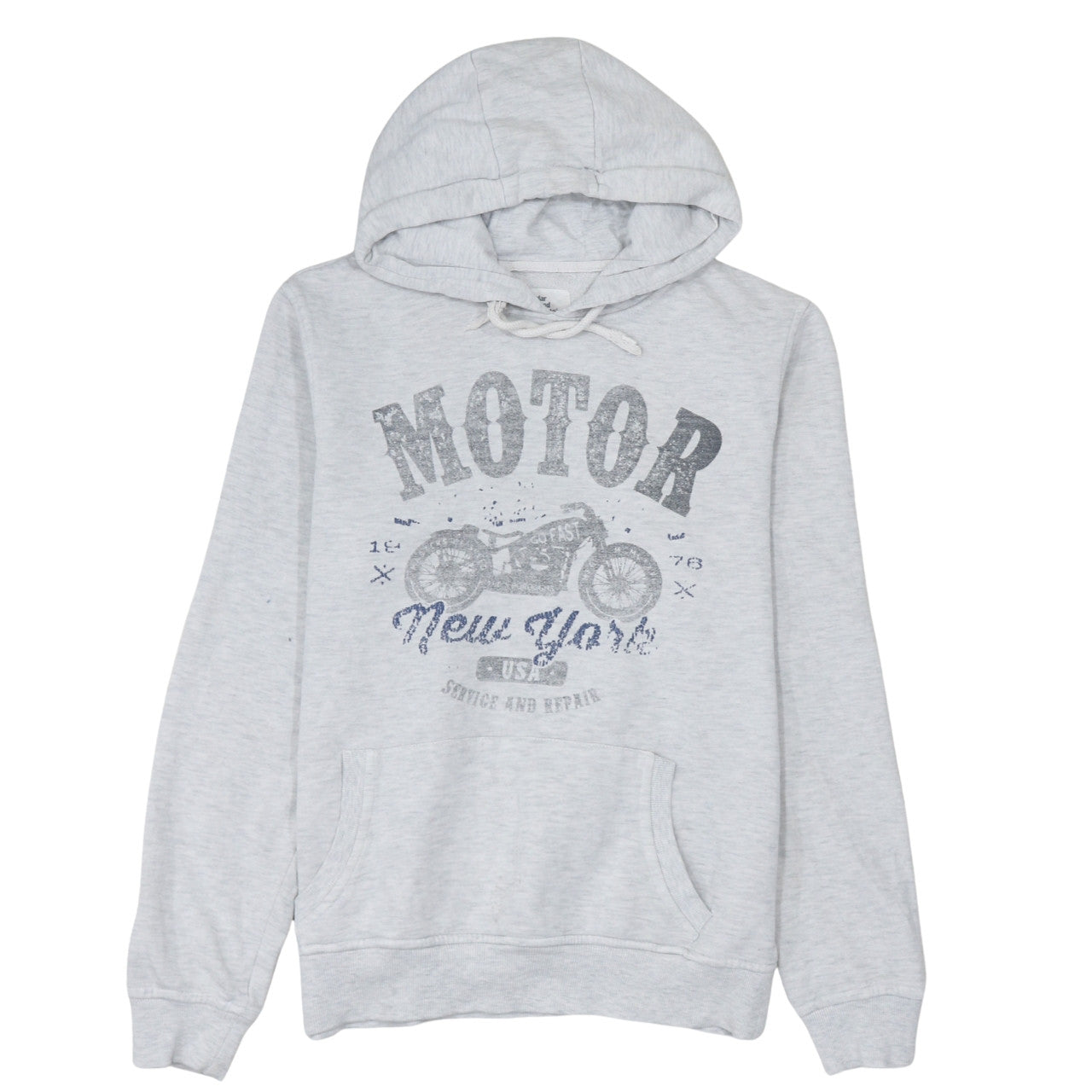 Cedar Wood State Men's Grey Pullover Hoodie M Graphic Motor Design