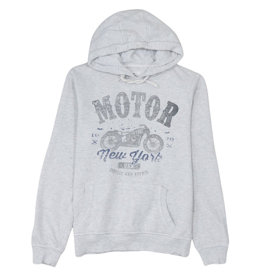 Cedar Wood State Men's Grey Pullover Hoodie M Graphic Motor Design