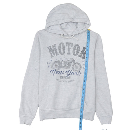 Cedar Wood State Men's Grey Pullover Hoodie M Graphic Motor Design