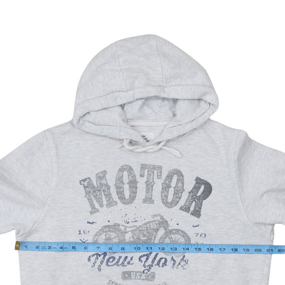 Cedar Wood State Men's Grey Pullover Hoodie M Graphic Motor Design