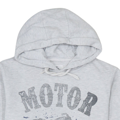 Cedar Wood State Men's Grey Pullover Hoodie M Graphic Motor Design