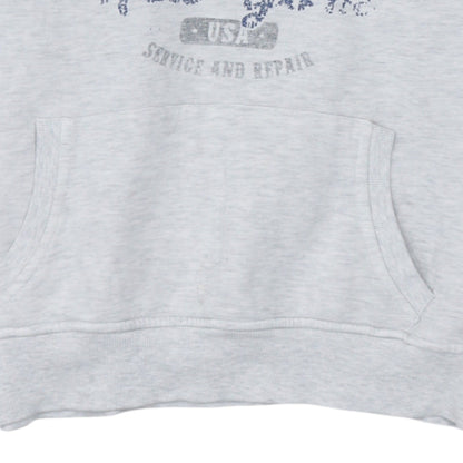 Cedar Wood State Men's Grey Pullover Hoodie M Graphic Motor Design
