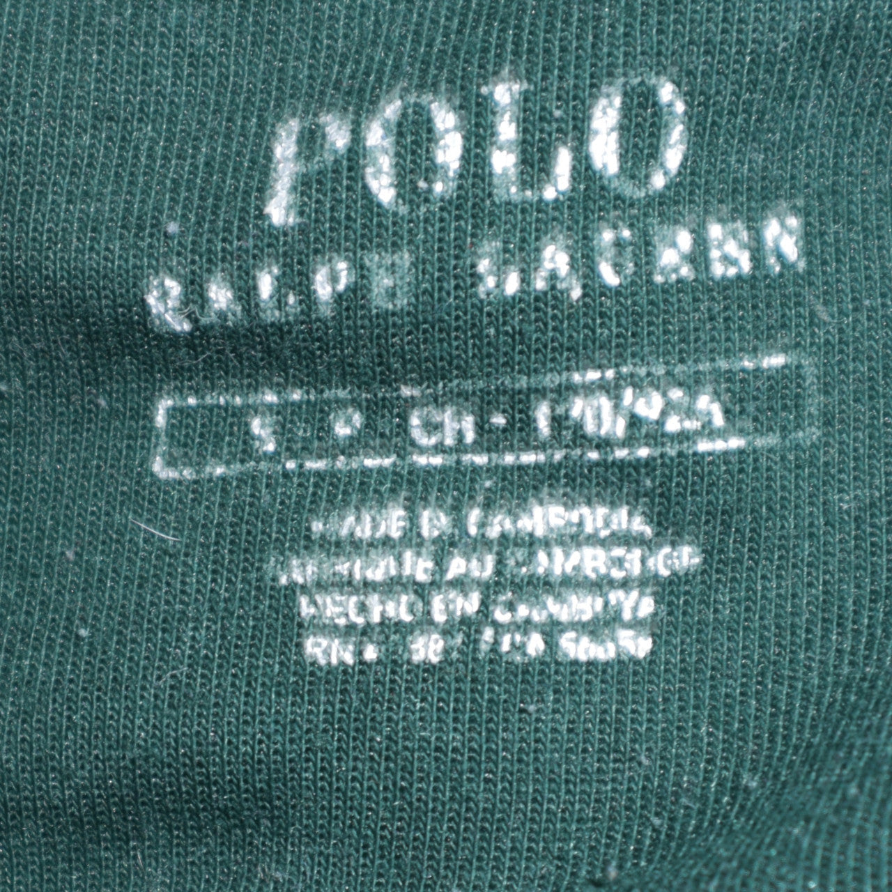 Polo Ralph Lauren Men's Green Embroidered Logo Pullover Sweatshirt Size S