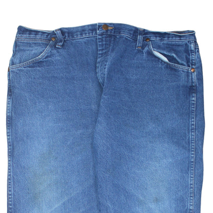Wrangler Men's Blue Straight Leg Jeans 40x30 Cotton Denim