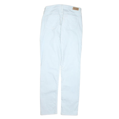 Levi's Women's White 524 Too Superlow Skinny Jeans M