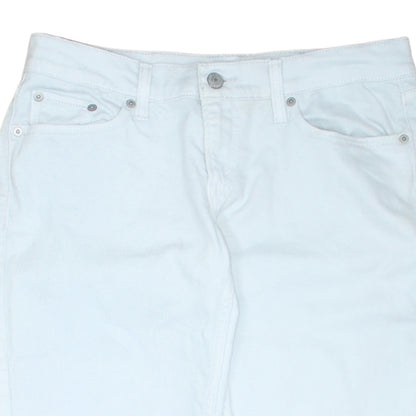 Levi's Women's White 524 Too Superlow Skinny Jeans M