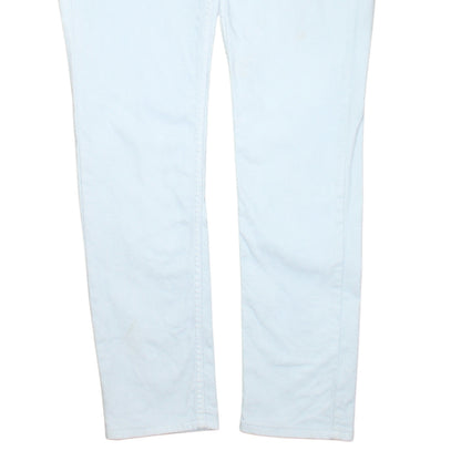 Levi's Women's White 524 Too Superlow Skinny Jeans M