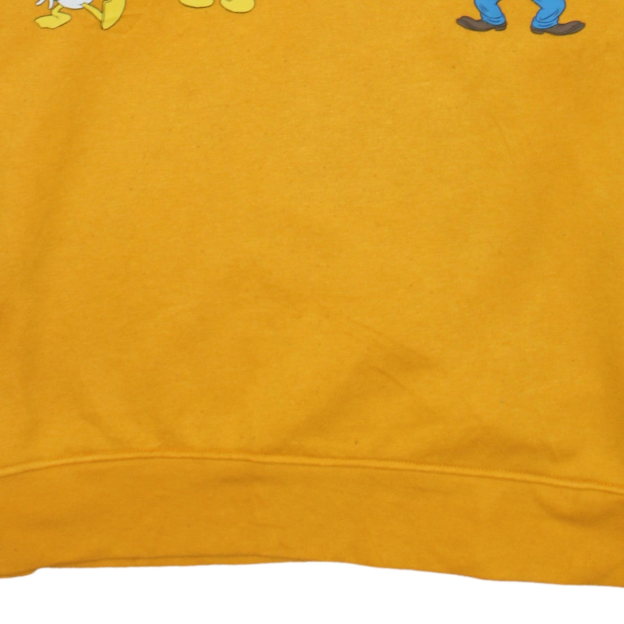 Disney Women’s Yellow Mickey & Co Sweatshirt L 14/16 Pullover Fleece