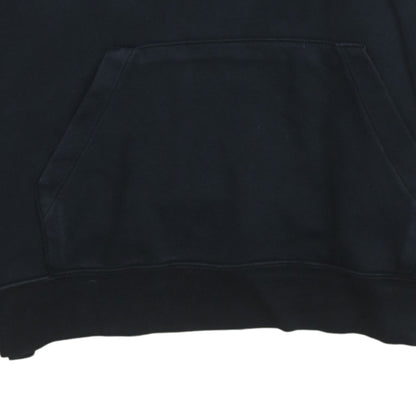 Nike Womens Black Large Pullover Hoodie Sweatshirt Cotton Blend