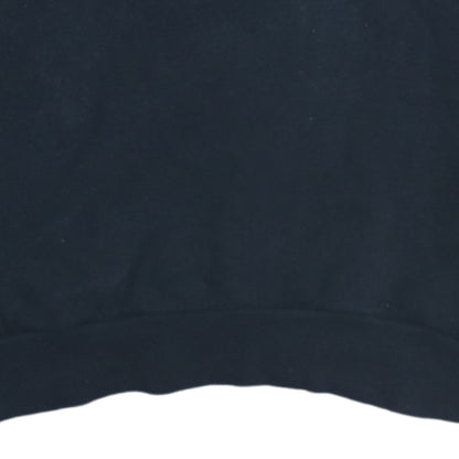adidas Women's Black Crew Neck Long Sleeve Logo Sweatshirt Size S