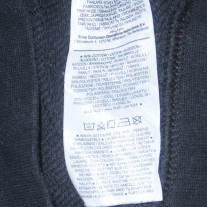 Nike Men's Black Small Pullover Sweatshirt Crew Neck Logo Top