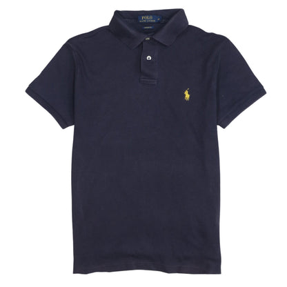 Ralph Lauren Men's Blue XS Custom Fit Cotton Polo Shirt