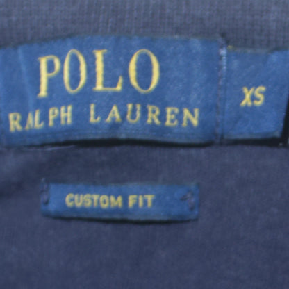 Ralph Lauren Men's Blue XS Custom Fit Cotton Polo Shirt